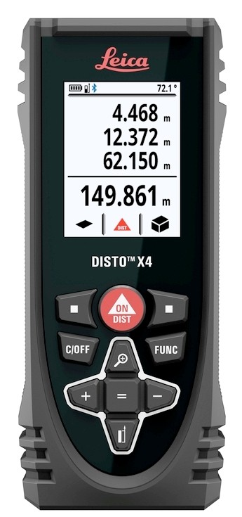 Лазерная рулетка Leica DISTO X4