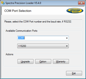 Spectra Precision Loader
